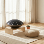 10 Notes Mandala Pattern Black Handpan Drum Decorative Steel Percussion Instrument - Image 6