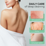 African exfoliating shower net with drawstring, deep cleansing for back and full body bathing, reusable skin-softening bath sponge net - Image 3