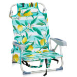 Same Code 14464082 63*70*99cm Heightened Oxford Cloth Silver White Aluminum Tube Bearing 100kg Beach Chair Rainbow Stripes - Image 25