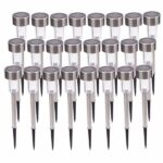 24pcs 5W High Brightness Solar Power LED Lawn Lamps with Lampshades Warm White - Image 7