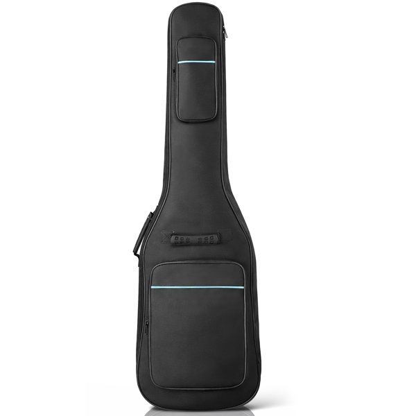61092ff7-502f-47e8-9c31-a82294ee29c3.png 600D Oxford Cloth Electric Bass Guitar Bag Black With Blue Line - Image 1