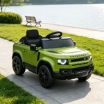 Green 12V Electric Kids Ride on Car – Remote, Suspension, 3 Speed Modes, Lights, Music, Horn - Image 5