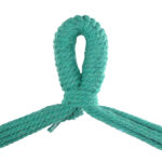 Distinctive Cotton Canvas Hanging Rope Chair with Pillows Green - Image 11