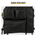 Same Code 53973428 31" Tall Directors Chair with Footrest, 4Portable Bar Height Folding Camping Chair with Built-in Cup Holder, Side Table, Storage Pocket, Olive - Image 10