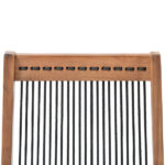 folding roping wood chair - Image 2