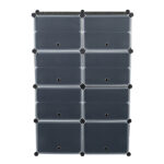 7-Tier Portable 28 Pair Shoe Rack Organizer 14 Grids Tower Shelf Storage Cabinet Stand Expandable for Heels, Boots, Slippers, Black - Image 13