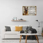 CIFbuy Vintage Metal Tin Sign German Shepherd Pattern Wall Decor For Home Living Room Man Cave (TikTok, temu pick-up service) - Image 5