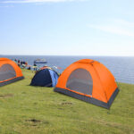 1-Person Waterproof Camping Dome Tent Quick Shelter Outdoor Hiking Orange - Image 12