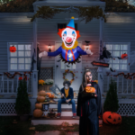 Replace 82852062 3.3 FT Halloween Inflatable Clown Broke Out from Window Outdoor Decorations, Scary Blow up Decor with Built-in LED Lights for Holiday Party Yard Lawn Garden Decor Indoor Outdoor - Image 15