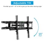 TMDS-204 32"-70" 110Lbs VESA600*400 Full Motion TV Wall Mount Tilt Range 0-15° - Image 10