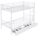 Modern and Contemporary Mirrored 3-Drawers Nightstand Bedside Table - Image 35