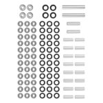 Control Arm Bushings and Sleeves Kit fit for Polaris Ranger XP 1000 2018-2020 - Image 6