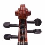 New 4/4 Acoustic Violin Case Bow Rosin Natural - Image 10