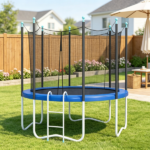 Blue 12FT Trampoline Spring Pad – Safety Replacement Cover, Waterproof & Tear Resistant, No Pole Holes, All Weather Trampoline Part Only trampoline replacement mat - Image 5