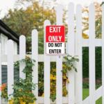 CIFbuy 1pc 2D Flat Metal Sign 8x12 Inch Red & White Exit Only Do Not Enter Warning Plaque With Black Text, & White Exit Only Do Not Enter Warning Plaque With Black Text, With Black Text, Durable Weatherproof Outdoor Sign 8x12 ikTok, Sign 8x12 ikTok, ith Black Text Self-Onckup Logiopoor - Image 5