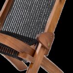 folding roping wood chair - Image 8