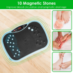 Vibration Exercise Machine With Resistant Bands Remote Control Whole Body Vibration Platform Workout Equipment Home Fitness Training Equipment For Weight Loss Fat Burner - Image 4