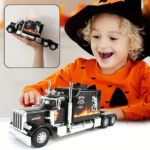 Semi Truck Toys for Boy Heavy Trucks,Metal Diecast Trucks Model Pull Back Cars with Light and Sound,Truck and Trailer Toys for Boys,Toy Trucks for Boys Age 4-8 - Image 5