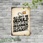CIFbuy Retro German Slogan Metal Sign, 7.87x11.81in Industrial" Quote Wall Art, Iron Vintage Decor For Home Bar Cafe ikTok, ikTok, t Self-pickup Logiopics - Image 5