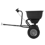 Tow Behind Broadcast Spreader, 110LBS Capacity, Tow/Push Garden Spreader with 10 Adjustable Setting, Lawn Spreaders for Seed, Fertilizer, Salt, Ice Melt - Image 3