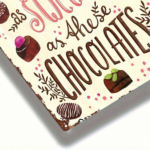 CIFbuy Vintage Chocolate Theme Metal Sign 8x12 Inch, Classic 2D Flat Wall Art Decorative Plaque For Home Kitchen Bar Garden Cottage Dec TikTok, TikTok, Self-pickup Logiopics - Image 5