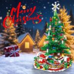 Christmas Tree Building Toy - 701 Pcs with 24-Day Countdown Calendar, 30 LED Warm Lights (USB Powered) - Santa, Ornaments, Snowflake Topper - Educational Blocks for Kids 3-6, Tabletop Decor - Image 13