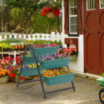 Raised Garden Planter Bed, Tiered Planter Stand with 5 Boxes, Vertical Raised Garden Bed for Herbs, Flowers, or Vegetables in Patio Balcony Indoor Outdoor - Image 10