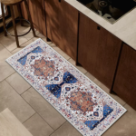 Boho Kitchen Rug Sets 4 Piece with Runner Non Slip Kitchen Rugs and Mats Washable Kitchen Mats for Floor Thick Kitchen Floor Mat Carpet Runner Rugs for Hallway Laundry Holiday Decor - Image 10