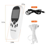 Electric Muscle Stimulator Dual Channels Pulse Massager Pain Relief Therapy Tens Device with Electrode Pads Wires - Image 9