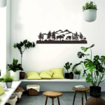CIFbuy Deer Metal Wall Art for Living Room Home Decor Holiday Gift(TikTok, temu pick-up service) - Image 6