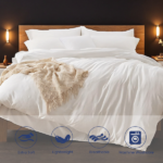 1PC Pure Color Bedding - Microfiber Hotel Series, with Zipper Closure Quilt Cover and Two Pillowcases, OKO-100 Certified, Amazon Logistics Shipment - Image 8