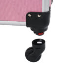 4 in 1 Aluminum Cosmetic Makeup Case Tattoo Box Pink - Image 30