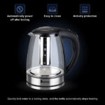 HD-1861-A 110V 1200W 1.8L Electric Glass Kettle US Plug - Image 42