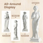31.5" Greek Goddess Garden Statue, All-Weather MgO Outdoor Sculpture for Patio Lawn Yard Decor - Image 6