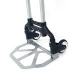 Portable Folding Collapsible Aluminum Cart Dolly Push Truck Trolley Black - Image 5