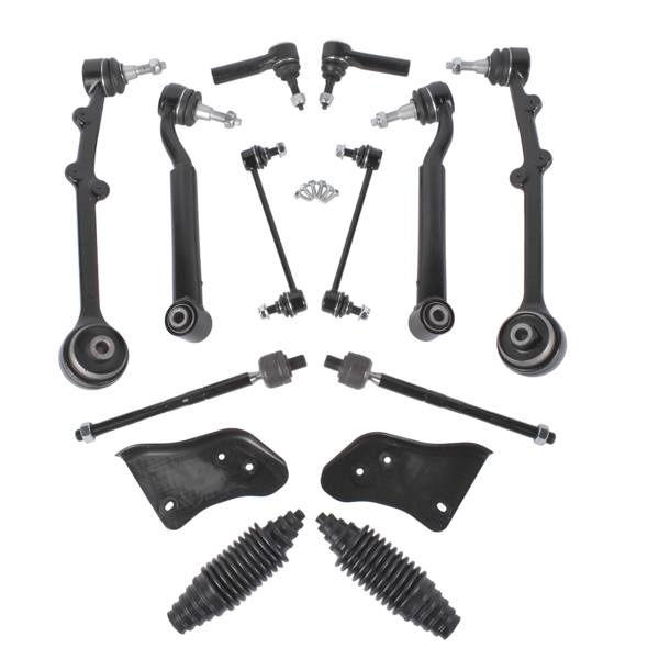 12Pcs Front Lower Forward Rearward Control Arms Kit Replacement for 2015-2019 Ford Mustang #RK623465 RK623464