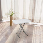 Replace 59374361 76*50*70.5cm Liftable Garden Plastic Table White - Image 22