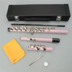 Cupronickel C 16 Closed Holes Concert Band Flute Pink - Image 3
