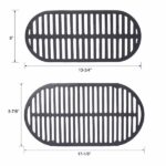 Oval Cast Iron Grill Outdoor, Portable Charcoal Grill and Tabletop Cast Iron Skillet - 100% Cast Iron, Enameled, Durable, Small Charcoal Grill, Camping Stove, Hibachi Grill -Does not support self pick - Image 21