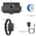 Electric Dog Fence System Pet Tone Shock Boundary Containment Water Resistant Collar Receiver For Small Medium Large Dog - Image 8