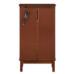 Curio Cabinet Lighted Curio Diapaly Cabinet with Adjustable Shelves and Mirrored Back Panel, Tempered Glass Doors - Image 6