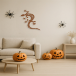 CIFbuy Gothic three-dimensional lizard wall decoration iron sculpture, suitable for indoor and outdoor living rooms, bedrooms, gardens, Halloween parties (self-pickup available at TikTok, temu) - Image 5