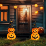 Replace 75595776 2pcs 3ft Halloween Collapsible Pumpkin Decorations 150 LED Lights - Image 9