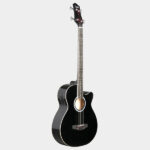[Do Not Sell on Amazon] GMB101 4 string Electric Acoustic Bass Guitar w/ 4-Band Equalizer EQ-7545R Black - Image 17