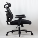 500LBS Big and Tall Office Chair Mesh Breathable, Gaming Chair with Adjustable Backrest Height & Headrest Angle & Adaptive Lumbar Lupport, Executive Computer Desk Chair with 2D Flip-Up Arms,Black. - Image 19