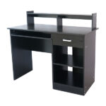 General Style Modern E1 15MM Chipboard Computer Desk Black - Image 2