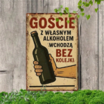 CIFbuy Vintage Polish Slogan Metal Sign 7.87x11.81 Inch, Retro Humorous Drinking Quotes Wall Art, 2D Flat Iron Home Bar Decor, Funny Dr TikTok, TikTok, y Dr Self-pickup Logiopics - Image 8