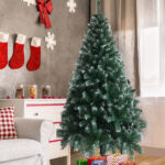 6FT Iron Leg White PVC 812 Branches Christmas Tree - Image 14