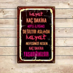 CIFbuy Vintage Metal Tin Wall Art 8x12 Inch, Multilingual Motivational Quote Sign, Waterproof Rustproof 2D Flat Decor For Home Office TikTok, TikTok, ce Self-pickup Logiopics