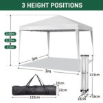 120 x 60 x 70 4Ft Portable Multipurpose Folding Table White - Image 39